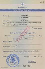 Mirties liudijimas