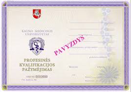 Profesinės kvalifikacijos pažyma