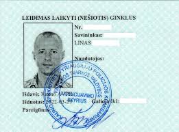 Leidimas laikyti ginklą