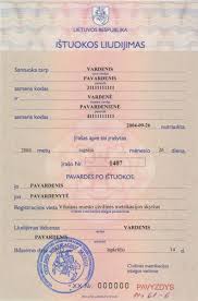 Ištuokos liudijimas