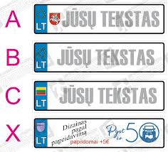 Transporto numeriai
